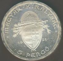 1938. 5P Ag "Szt. István" T:1 !