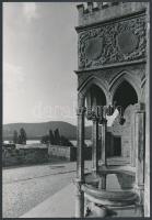 Visegrádi látképek(Salamon-torony, kút), 3 db fotó, 17x11 és 20x14 cm