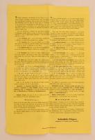 cca 1860 Sopron, Seltenhoffer harangöntő és tűzoltószergyár képes, kétoldalas hirdetménye magyarul é...