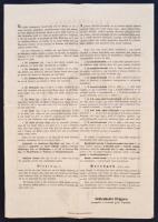 cca 1860 Sopron, Seltenhoffer harangöntő és tűzoltószergyár képes hirdetménye magyarul és németül 31...