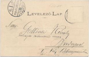 Gyergyószentmiklós, Gheorgheni; Csendőrségi laktanya, kiadja Kricsa Péter / gendarme barracks