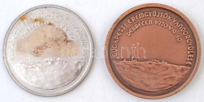 Csúcs Viktória (1934-) 1970. "Budapesti Éremgyűjtők Vándorgyűlése - Debrecen" Ag és Br eml...