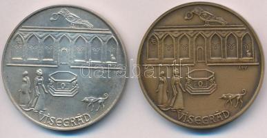 Ligeti Erika (1934-2004) 1973. "MÉE 4. Vándorgyűlése - Esztergom / Visegrád" Ag és Br emlé...