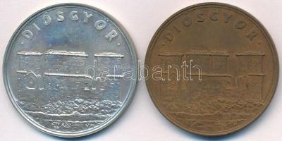 Varga Miklós (1934-) 1974. "MÉE 5. Vándorgyűlése - Miskolc / Diósgyőr" Ag és Br emlékérem ...