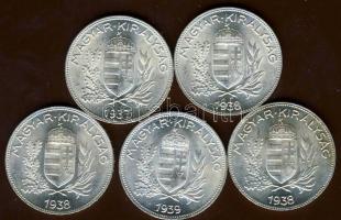 1P Ag 1937. (1x) + 1938. (2x) + 1939. (2x). T:1!