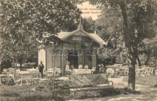 Újvidék, Novi Sad; Sétatéri kioszk cukrászda / promenade kiosk confectionery