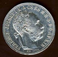 1892. 1Ft Ag "Fiumei címer" T:1/2+