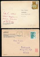 1968-1981 A Magyar Írók Szövetsége által küldött levél és egyéb írószövetségi levelek, összesen 4 db