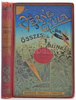 Verne Gyula: A francia zászló. Fordította Gaal Mózes. Budapest, é.n, Franklin-Társulat Magyar Irodalmi Intézet és Könyvnyomda. Kiadói aranyozott illusztrált egészvászon kötés, kissé kopottas gerinccel, borítóval, egészoldalas illusztrációkkal, az elülső előzéklapon bejegyzéssel.