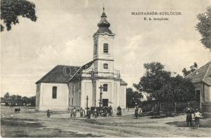 Magyarsók, Sok (Szelőce); Római aktolikus templom / church, Fotograf Adolf Brunner (EK)