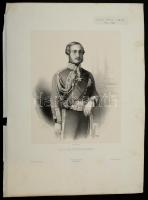cca 1850 Albert herceg, Viktória brit királynő férje. 1819-1861). Nagyméretű kőnyomatos portré. Adol...