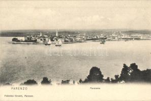 Porec, Parenzo; Panorama / general view