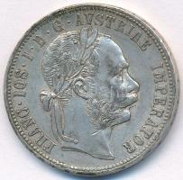 Ausztria 1879. 1Fl Ag "Ferenc József" T:2 kis patina Austria 1879. 1 Florin Ag "Franz Joseph" C:XF small patina Krause KM#2222