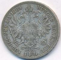 Ausztria 1884. 1Fl Ag "Ferenc József" T:2 kis patina
Austria 1884. 1 Florin Ag "Fran...