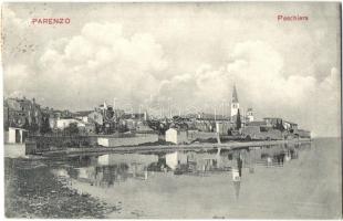 Porec, Parenzo; Peschiera / fishery, general view