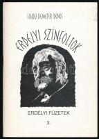 Hajdú Demeter Dénes: Erdélyi színfoltok. Erdélyi füzetek 3. Budapest, 1993, Erdélyi Művészetért Alapítvány. Kiadói tűzött papírkötés, fekete-fehér szövegközti és egészoldalas illusztrációkkal.