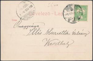 Sopron, Erzsébet kert, Neuhof, Blum N. kiadása