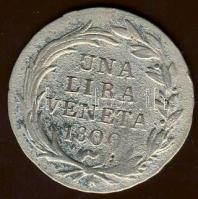 Olaszország / Velence / osztrák megszállás 1800. 1L Ag T:3/4+ R!