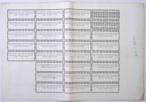 Budapest / Pest 1869. "Első Magyar Kártoly-Fonoda-Részvény-Társaság" részvénye 200Ft-ról, ...