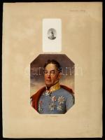 Josef Kriehuber (1800-1876)-nek tulajdonított: Ludwig von Welden báró, osztrák hadvezér portréja. Ak...