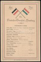 1898 Hamburg, IX. Deutsches Turnfest in Hamburg, A magyar tornászok névsora