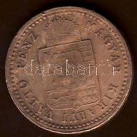 1891. 1 kr "fiumei címer" T:3