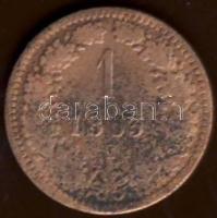 Ausztria / magyar verdejel 1863.E 1 kr T:4 korr. RR!