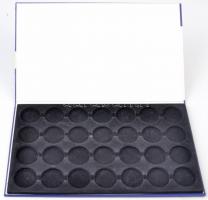 "Egyesült Európa" éremtartó kazetta 28db férőhellyel, használt állapotban