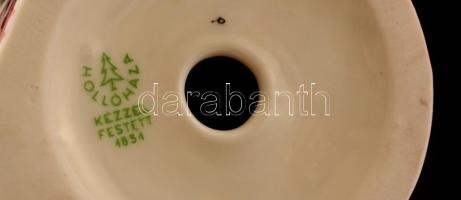 Hollóházi pletykálkodók, kézzel festett, jelzett, hibátlan, m:22 cm