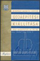 1947 Kispest Megyei Város Újjáépítési Kiállítása - meghívó