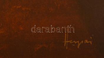 Herpai Zoltán (1951-2011): Vándor sorozat V. Olaj, farost, jelzett,  29×29 cm