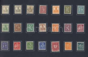 Német Birodalom/Weimari Köztársaság 1920-as évek 100klf bankjegy, sok szükségpénzzel + bélyegek + él...