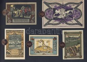 Német Birodalom/Weimari Köztársaság 1920-as évek 100klf bankjegy, sok szükségpénzzel + bélyegek + él...