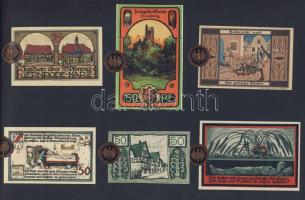 Német Birodalom/Weimari Köztársaság 1920-as évek 100klf bankjegy, sok szükségpénzzel + bélyegek + él...