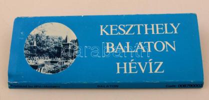 Keszthely, Balaton, Hévíz, 12 db idegenforgalmi célú diakocka, saját csomagolásában