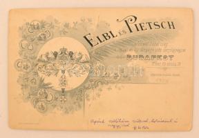 cca 1902 Bp., I. A városképi okokból lebontott Lukse-Fábry villa a Vár oldalában a jezsuita lépcső m...