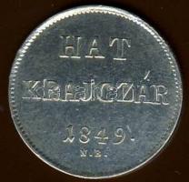 1848. N.B. 6kr Ag T:2+