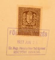 1927 Gyógyszerész diploma / Pharmacologist diploma
