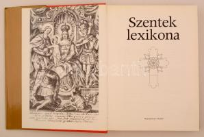 Szentek lexikona. Budapest, 1994, Dunakönyv. Kiadói egészvászon kötés, kissé szakadt kiadói papír vé...