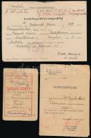 cca 1941-1952 Jurkovich János László Aladár (1914-?) garamolaszkai származású sajókazai körorvos ira...