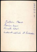 1959 Orchester Holéczy jazz zenekar fotója (Holéczy Ákos, Hollósi Ilona, Kovács Erzsi, Németh Lehel ...