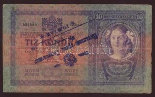 1904. 10K "Golubovác".. szerb ellenbélyegzővel T:III+