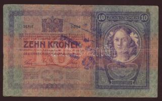 1904. 10K "Golubovác".. szerb ellenbélyegzővel T:III+