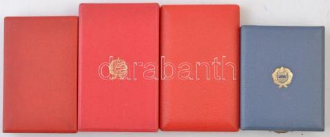 1956. "Haza Szolgálatáért Érdemérem" bronz fokozata, patinázott Br kitüntetés mellszalagon...