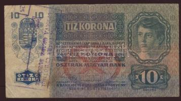 1915. 10K "Oprava Grada Subotice.." ellenbélyegzővel T:III