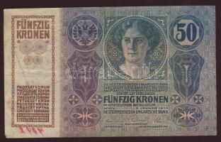 1914. 50K "Versecz" ellenbélyegzővel T:II-