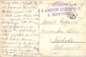 Budapest I. Szarvas tér, Tabán, katonai bélyegzővel