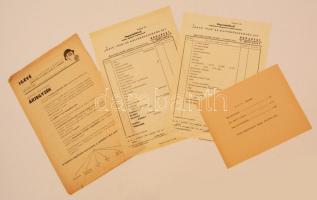 1940 Igévé Ipari és Gázvédőeszközök Kft, lakóház légoltalmi árjegyzék, kissé szakadozott állapotban.