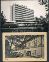 10 db MODERN magyar buszos képeslap / 10 old Hungarian buses motive cards