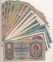 30db-os vegyes pengő bankjegy tétel T:III,III-